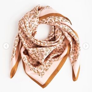 Cleobella rose pink Silky scarf Causebox